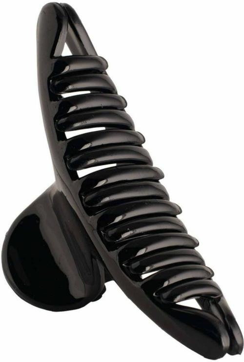 Buy I Jewels Black Plastic Hair Clutch for Women and Girlss (Pack of 12