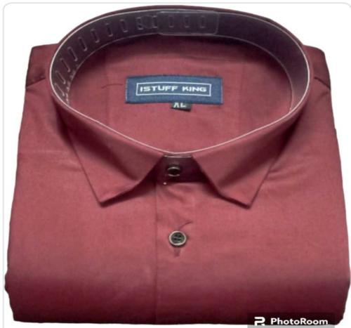 Istuff King Mens Slim Fit Regular Cotton Blend Party Wear Color Formal Shirt-A 15