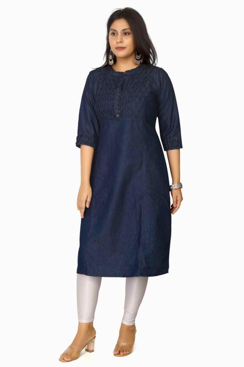 D.A.Kurtis. Denim Delights: Embrace Casual Chic with Stylish Ladies Denim Kurti