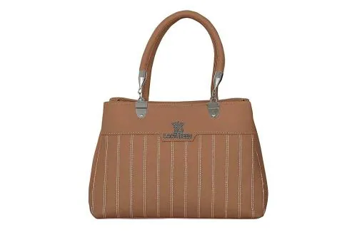 LADY QUEEN Brown PU Leather Women Handbag (LQ-00018LG)