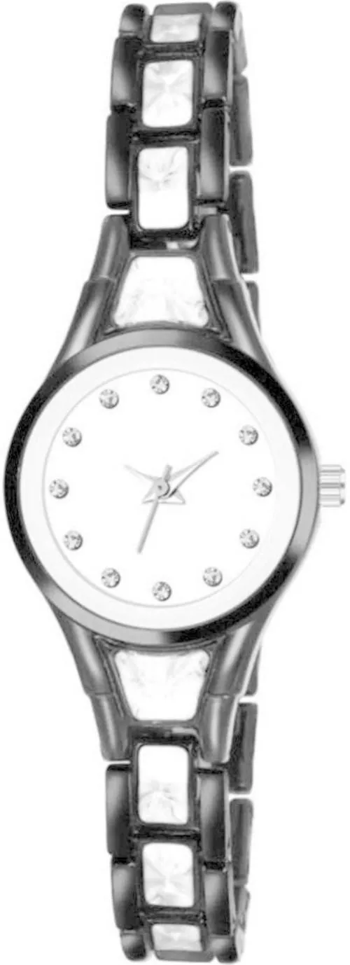 Buy HRV White Dial Black Strap Analog Watch For Women Online at Best