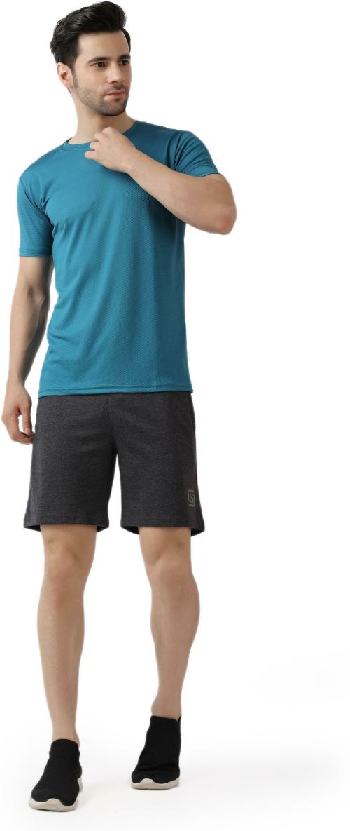 ND Sports Men Air Force Blue, Dark Grey Solid Hosiery Track Suit XL