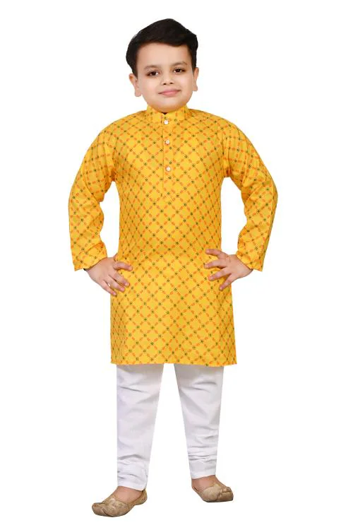 Arshia Fashions Boys Cotton Kurta and Pyjama Set