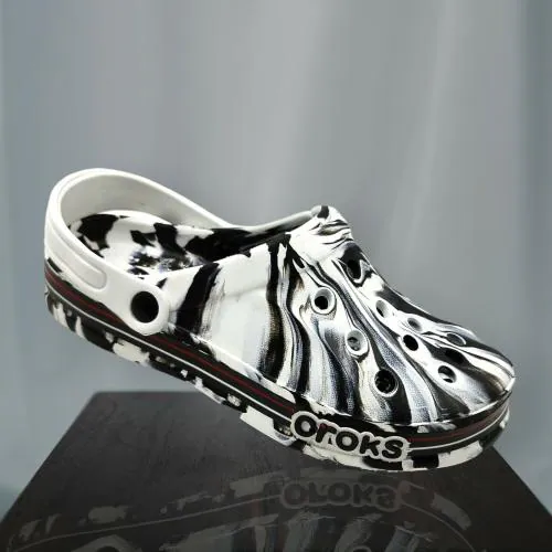 Fashionable White, Black, and Multicolor Clogs - Step Up Your Style with Jio Mart! UK 7