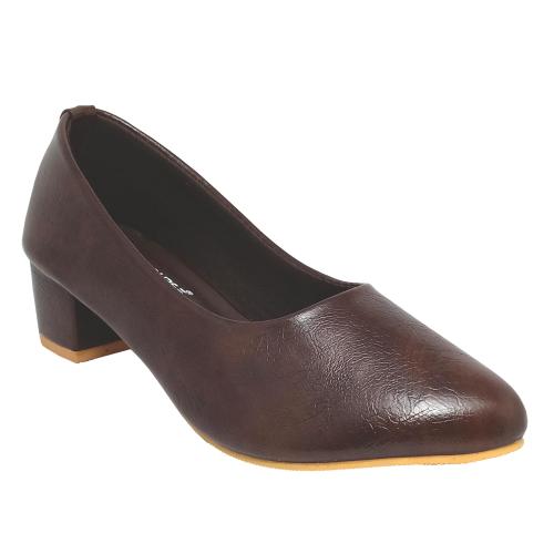 Racecourse Brown Heels for Women