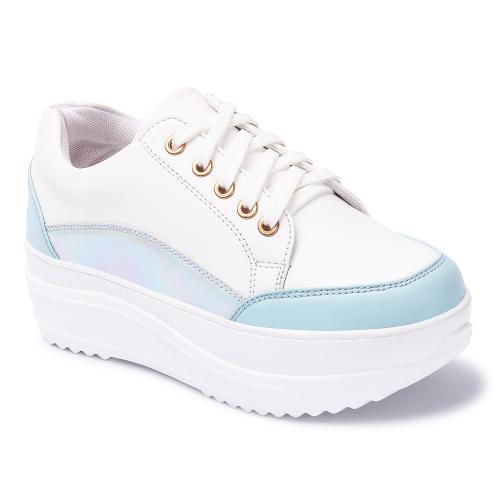 Vendoz Women White Casual Shoes