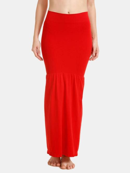 Zivame All Day Flared Mermaid Saree Shapewear - Red