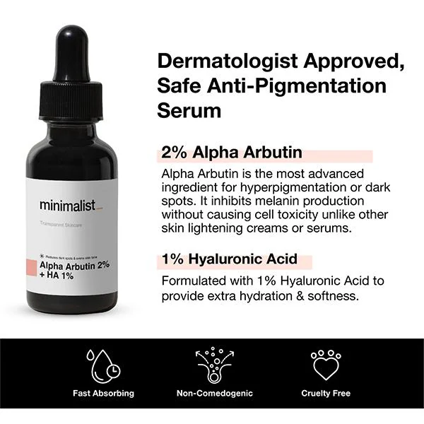 Minimalist Alpha Arbutin Face Serum 30 ml JioMart