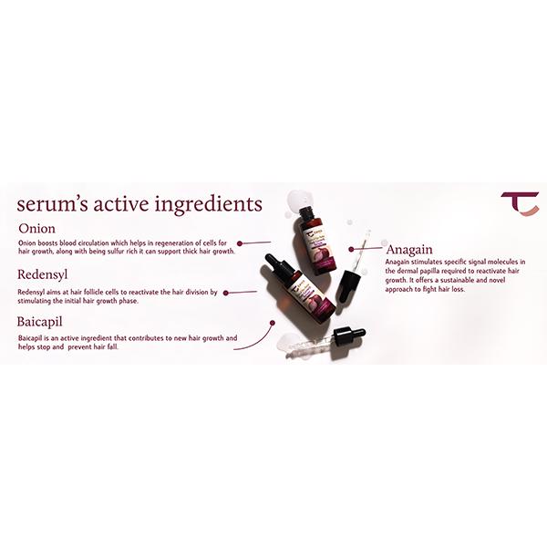 Tasya Onion & Pea Protein Hair Growth Serum 50 ml - JioMart