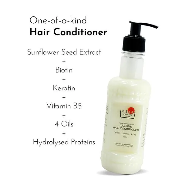 Hada Secrets Japan Volume Hair Conditioner with Natural Proteins