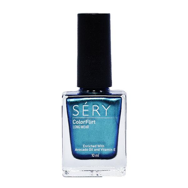 Sery Color Flirt Nail Paint, Color Shifting Polish, Tropical Turquise