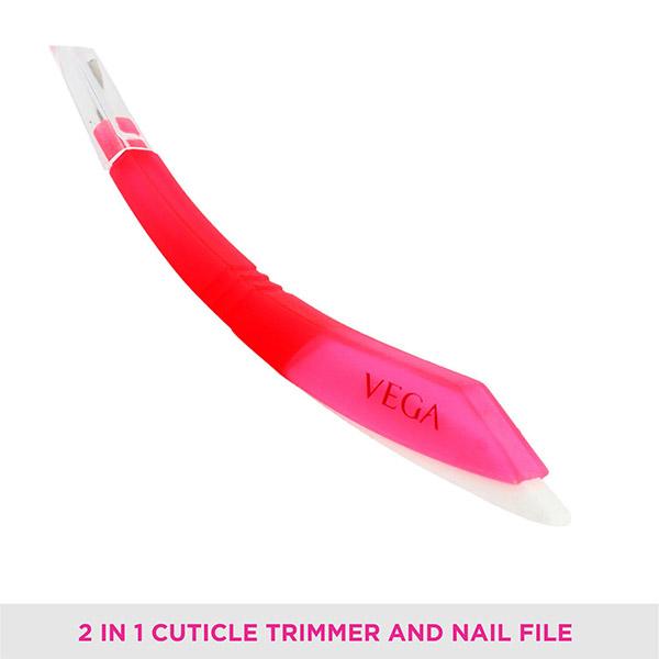 Vega Cuticle Trimmer & Nail File (CTF - 01) 16 gm - JioMart