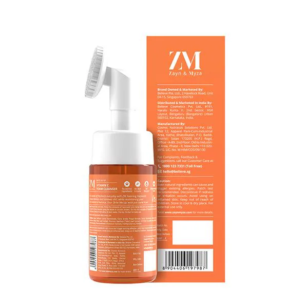 Zayn & Myza Vitamin C Foaming Face Wash 100 ml JioMart