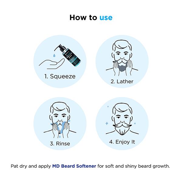 Men Deserve Sport Refresh Beard and Face Wash 100 ml JioMart