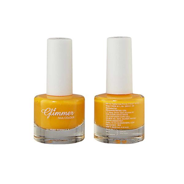 Glimmer Nail Enamel Mellow Yellow 8 ml JioMart