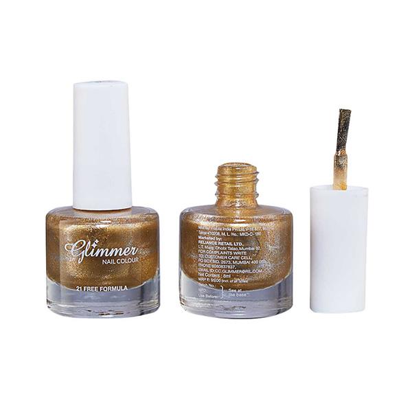 Glimmer Nail Enamel Gold Dust 8 ml JioMart