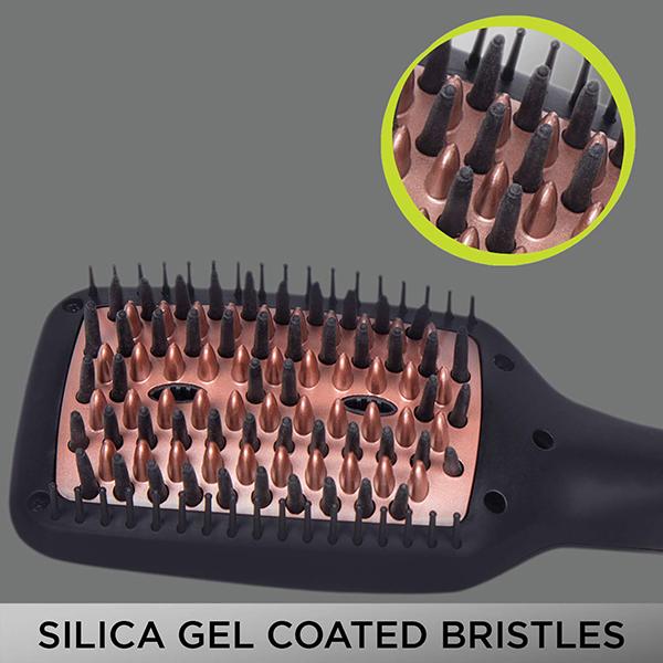 VEGA X Look Paddle Hair Straightening Brush With Ionic Technology (VHSB-02)  Black 1 gm - JioMart