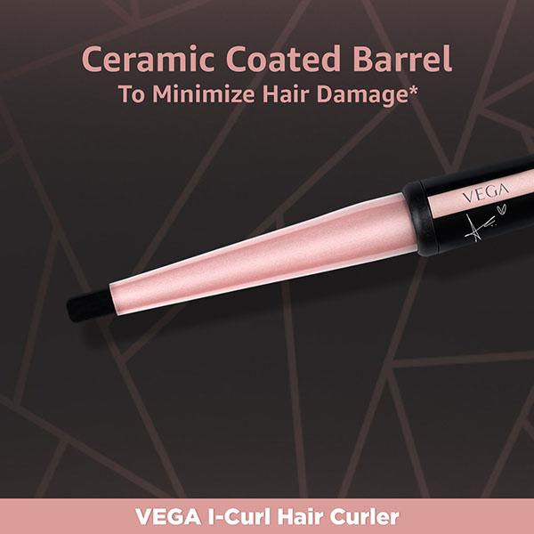 VEGA I-Curl Hair Curler VHCH-05 (Ananya Panday Signature Collection) Rose  Gold 1 gm - JioMart