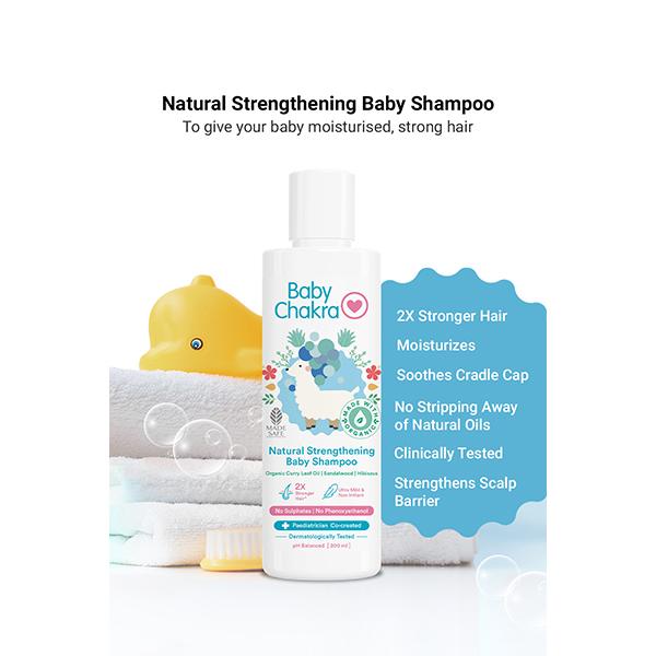 BabyChakra Natural Strengthening Baby Shampoo 200 gm JioMart