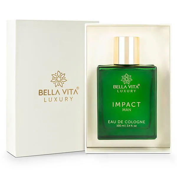Bella Vita Organic IMPACT MAN Eau De Cologne Perfume For Men 100 ml
