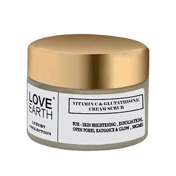 Love Earth Vitamin C And Glutathione Face Scrub With Vitamin C