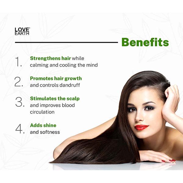 Love Earth Ayurvedic Hair Oil With Brahmi, Amla & Shikakai 100 ml JioMart