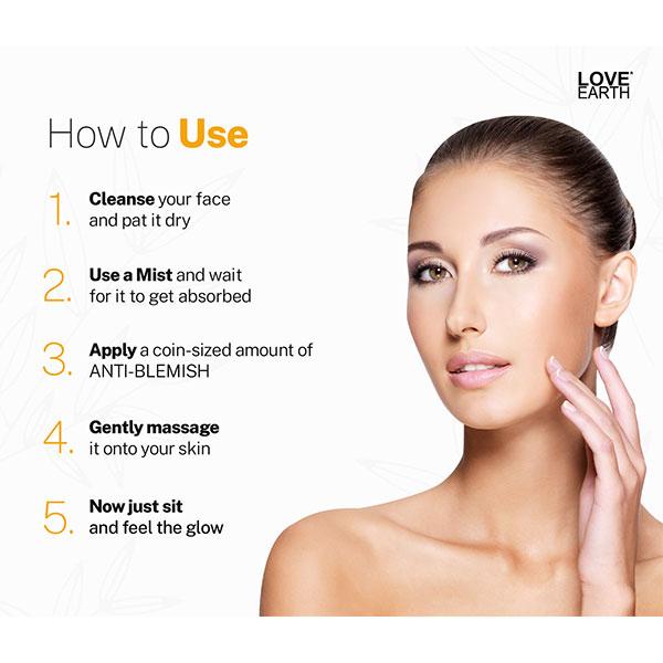 Love Earth AntiBlemish & AntiPigmentation Cream With Aloe Vera