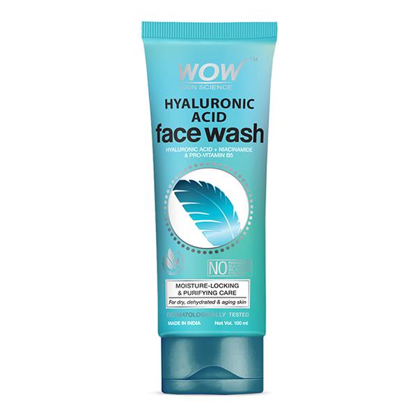 WOW Skin Science Hyaluronic Acid Face Wash Gel Facial wash 100 ml