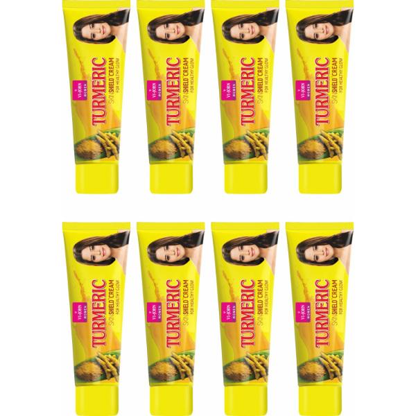 ViJohn Women Turmeric Skin Shield Cream Pack of 8 x 50 gm JioMart