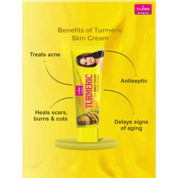ViJohn Women Turmeric Skin Shield Cream Pack of 8 x 50 gm JioMart