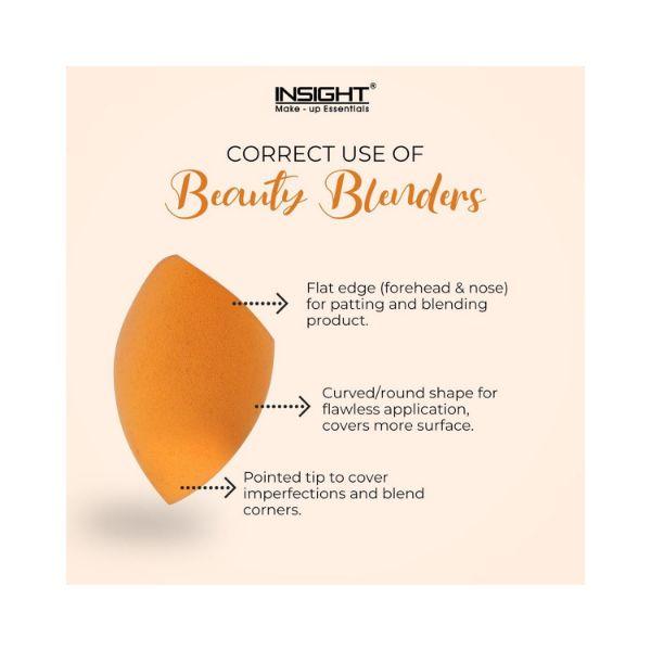 Insight Cosmetics Beauty Blender Sponge Applicator Orange 1's JioMart