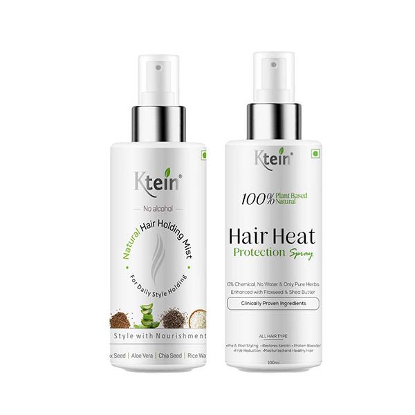 Ktein Combo 100 Plant Base Natural Hair Heat Protection Spray and