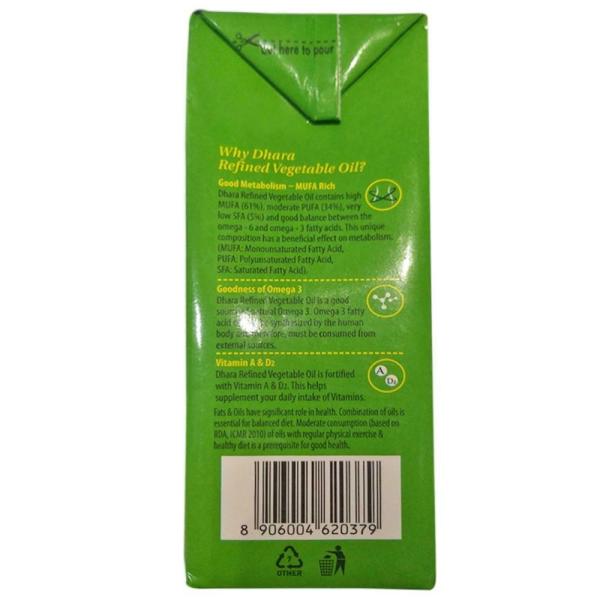 Dhara Assure Refined Vegetable Oil 1 L JioMart