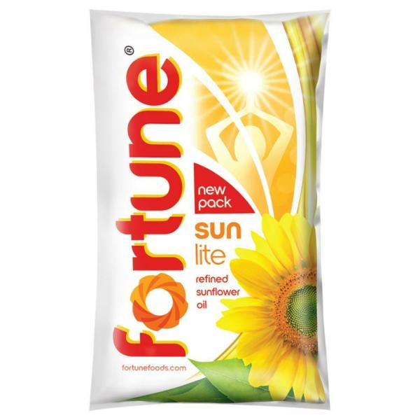 Fortune Sunlite Refined Sunflower Oil 1 L JioMart