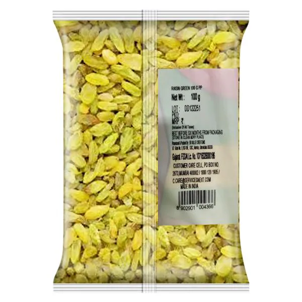 Green Raisins 100 g JioMart