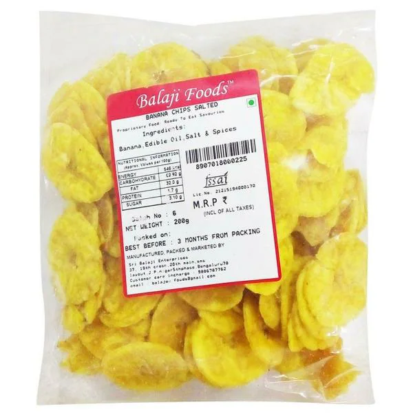 Balaji Foods Banana Chips 160 g JioMart