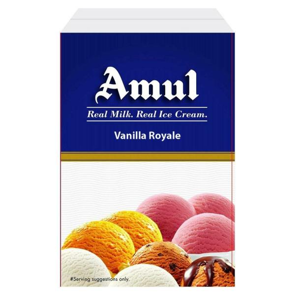 Amul Vanilla Royale Ice Cream 5 L (Carton) JioMart