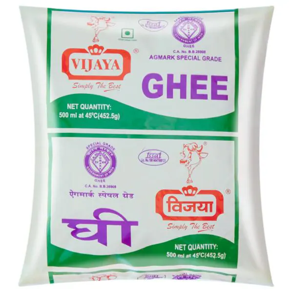Vijaya Ghee 500 ml (Pouch) JioMart