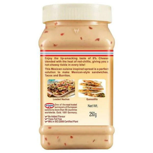 Funfoods Cheese & Chilli Eggless Sandwich Spread 250 g JioMart