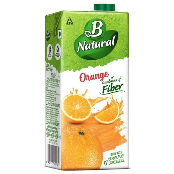 B Natural Orange Juice 1 L JioMart