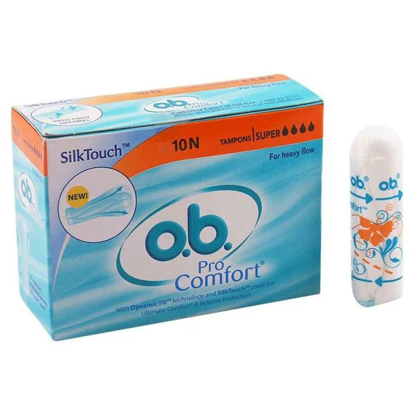O.B. Pro Comfort Silk Touch Tampons (Super) for Heavy Flow 10 pcs JioMart