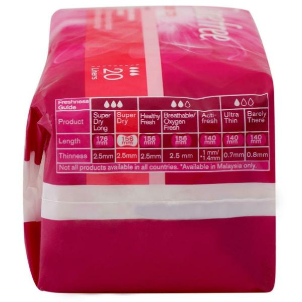 Carefree Super Dry Unscented Panty Liners 20 pcs JioMart