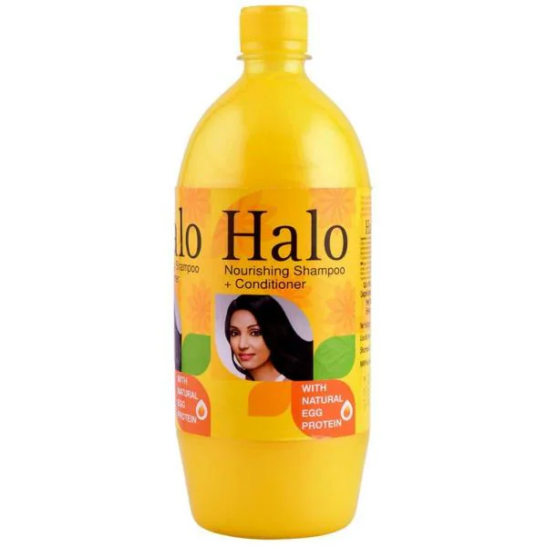 Halo Natural Egg Protein Nourishing Shampoo + Conditioner 1 L JioMart