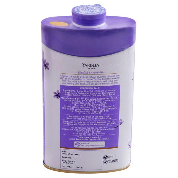 Yardley London English Lavender Perfumed Talc 100 g JioMart