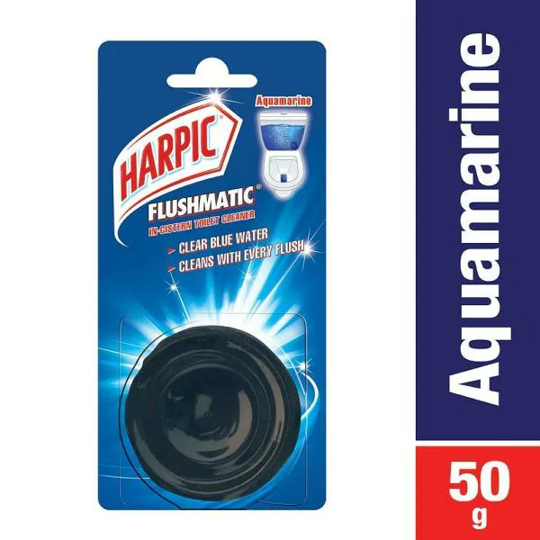 Harpic Flushmatic Aquamarine InCistern Toilet Cleaner 50 g JioMart