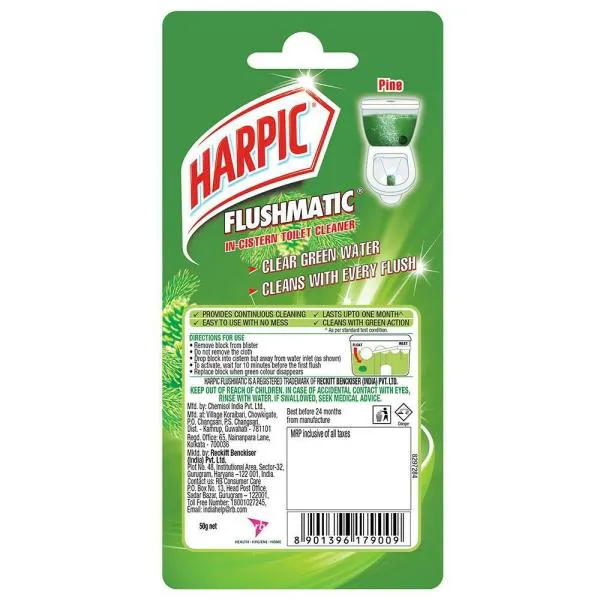Harpic Flushmatic Pine InCistern Toilet Cleaner 50 g JioMart