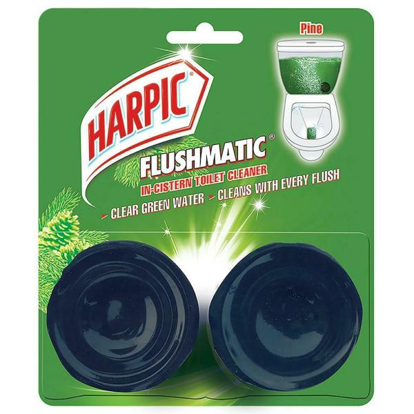 Harpic Flushmatic Pine InCistern Toilet Cleaner 50 g (Pack of 2) JioMart