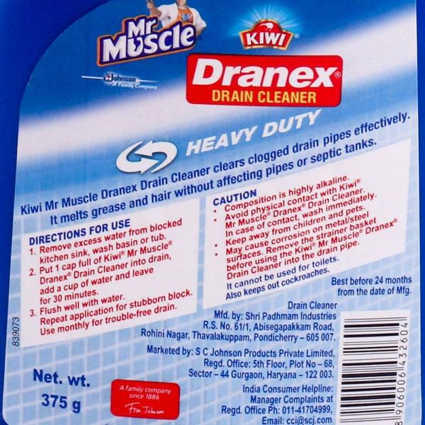 Mr Muscle Kiwi Dranex Drain Cleaner 375 g JioMart