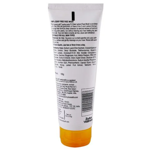 Everyuth Lemon Oil Clear Face Wash 100 g JioMart