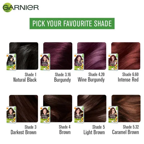 Garnier Color Naturals Creme Riche Ammonia Free Permanent Hair Color, Brown  (4) (70 ml + 60 g) - JioMart